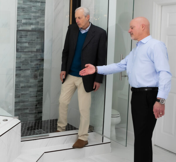 Aaron in a commercial modeling ad